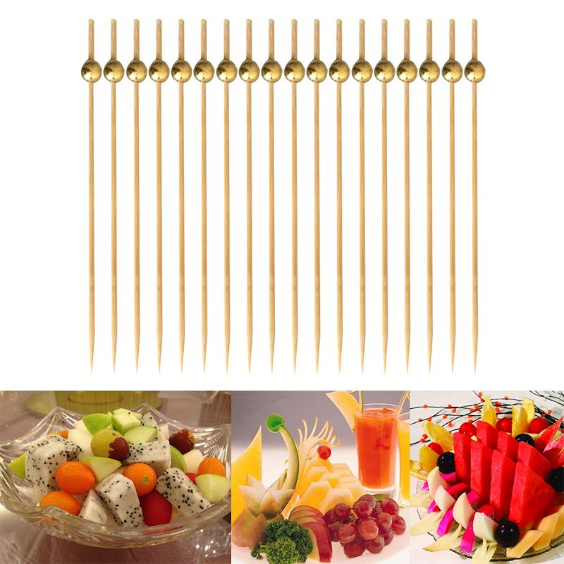 Aoto Set 100 Nĩa Ăn Trái Cây / Salad / Bánh Muffin Dùng Cho Các Bữa Tiệc