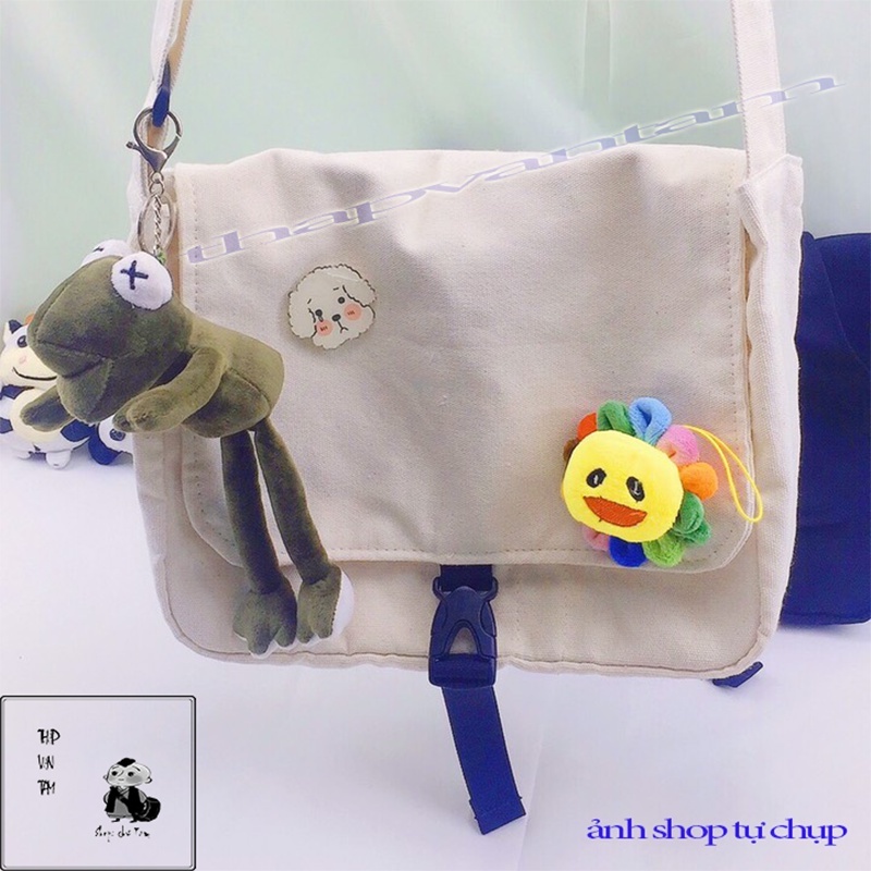 TÚI TOTE ĐEO CHÉO UNISEX NAM NỮ _VẢI CANVAS _PHONG CÁCH ULZZANG