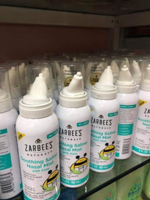 [USA] Xịt mũi lô hội Zarbee's Natural 88ml | BigBuy360 - bigbuy360.vn