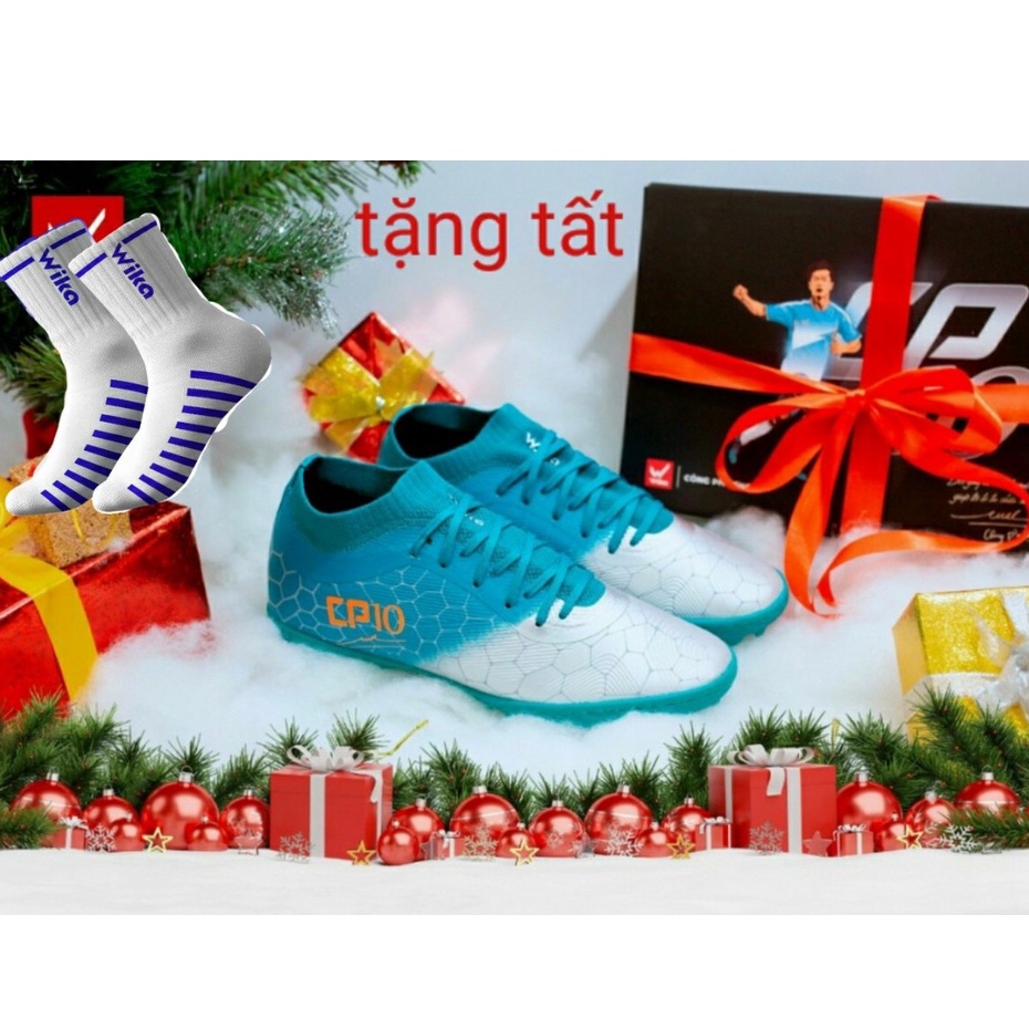 [TẶNG TẤT] Giày Đá Bóng Wika CP10 Collection Công Phượng Sân Cỏ Nhân Tạo - Hàng VIỆT NAM Chất Lượng Thật