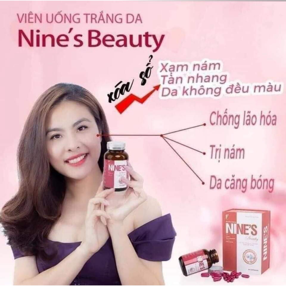 Viên uống trắng da mờ nám Nine’s Beauty