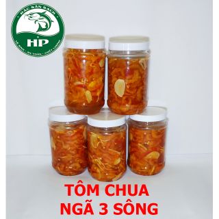 TÔM CHUA NGÃ BA SÔNG. Sản phẩm từ tôm tươi nguyên chất không sử dụng phẩm màu hay phụ gia, bảo đảm an toàn vệ sinh