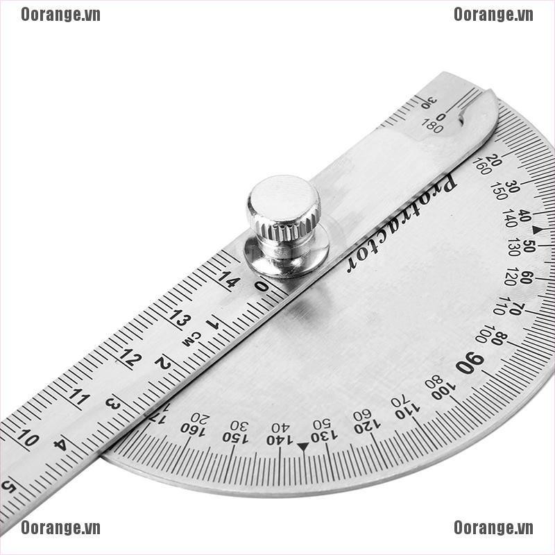 Thước đo góc đa năng 15cm 180 độ bằng thép không gỉ chất lượng cao