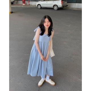 VÁY BABYDOLL 2 DÂY THẮT NƠ