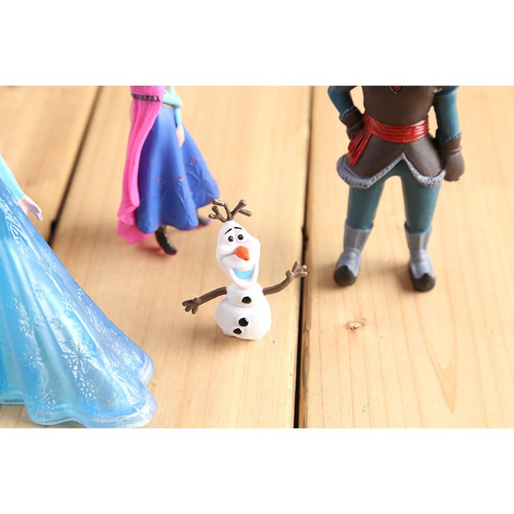 Set 5 mô hình búp bê/tuần lộc dễ thương trong hoạt hình cổ điển Anna Aisha Frozen