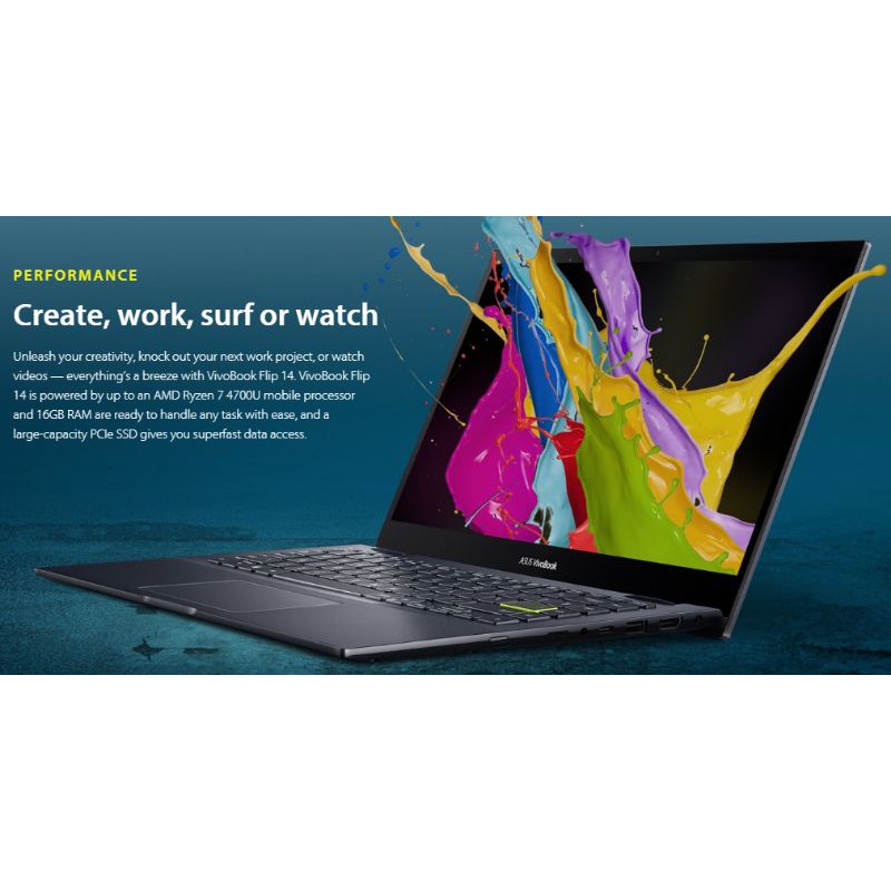 Asus Vivobook Flip TM420IA-EC155T LAPTOP 14" INCH GẬP 360 ĐỘ | BigBuy360 - bigbuy360.vn
