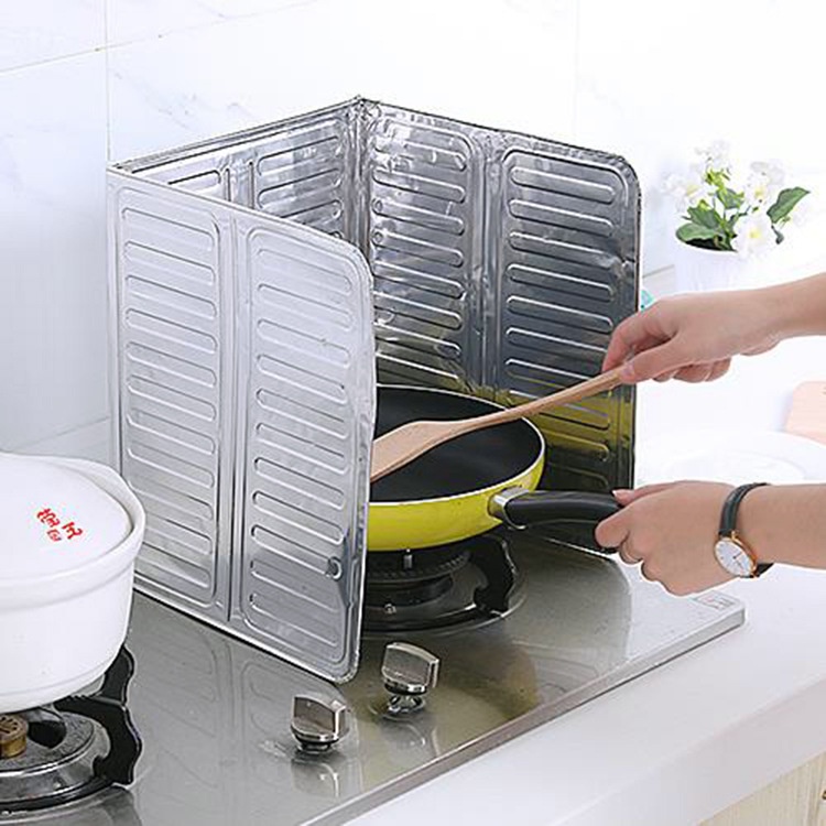 Tầm chắn dầu mỡ nhôm TRẮNG tiện lợi, chống bắn cho gia đình