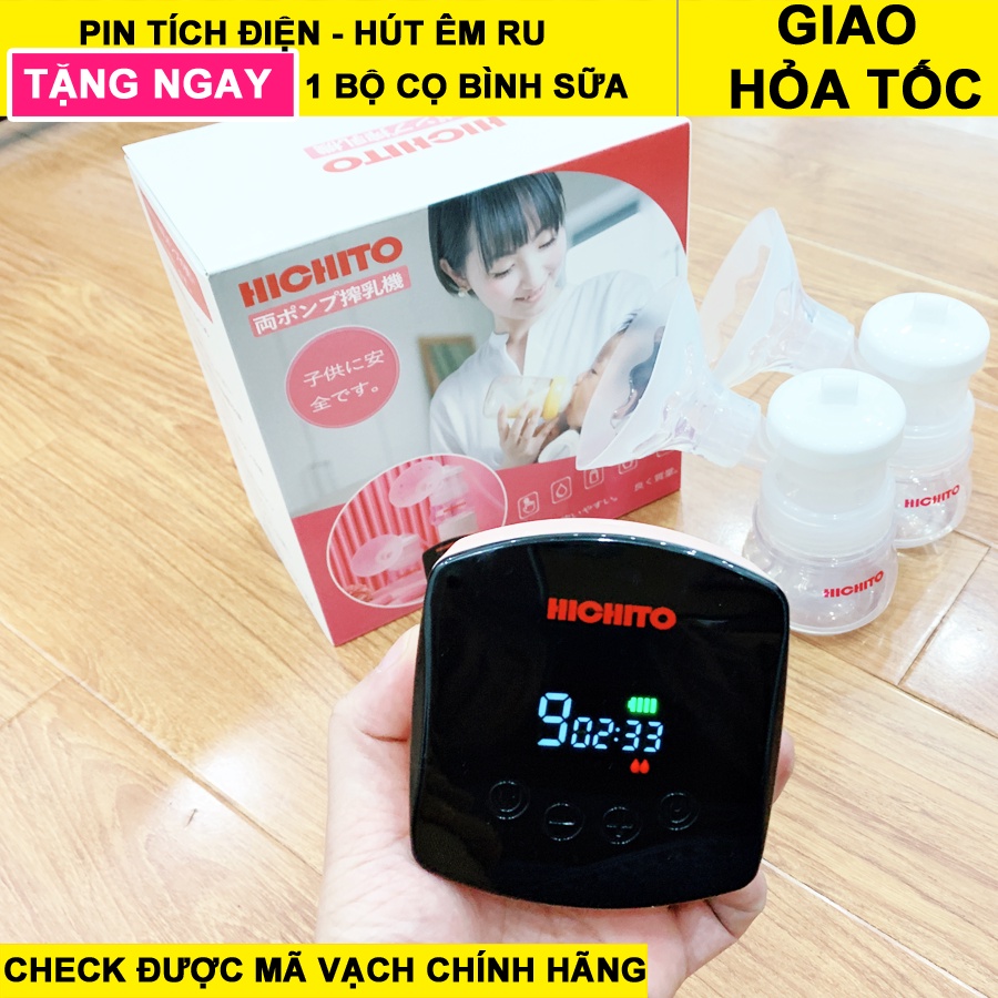 🚫 CÓ PIN SẠC 🚫 Máy Hút Sữa điện đôi HICHITO Nhật Bản Chính Hãng