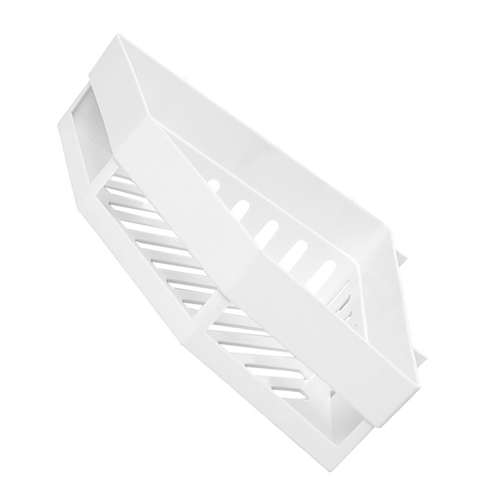 TM-Bathroom Corner Storage Rack Holder Self Adhesive Wall Mounted Shampoo Shower Basket Washing Shelf