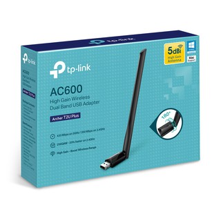 Dcmall - tp-link archer t2u plus ac600mbps bộ thu wifi tốc độ cao - hàng chính hãng - bảo hành 36 tháng