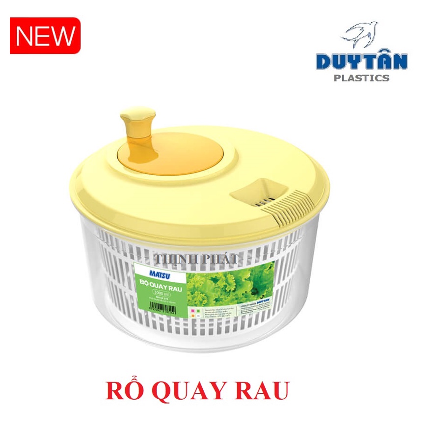 Rổ quay rau nhỏ Matsu Duy Tân - MÀU NGẪU NHIÊN