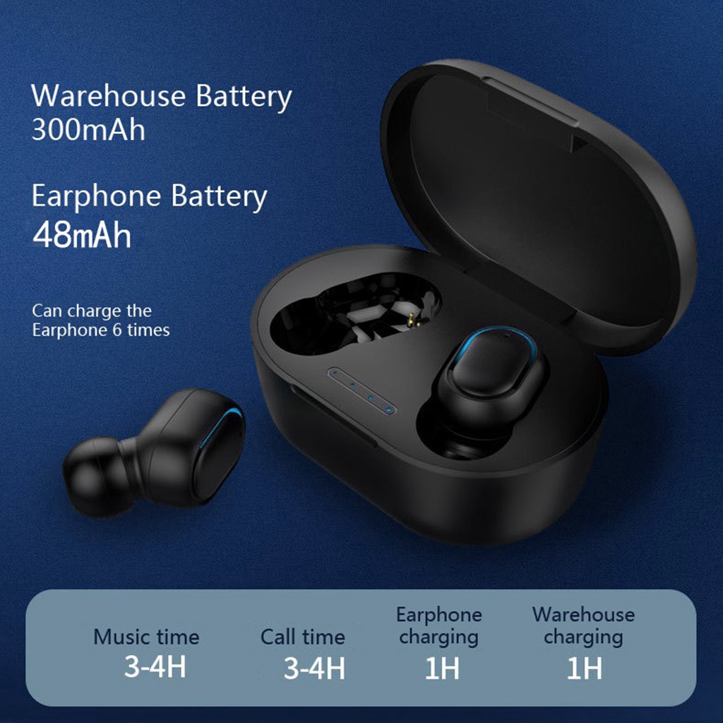 A7S TWS IP67 Waterproof Earbuds Bluetooth Earphones Bluetooth 5.0 True Wireless Headset HiFi Headphone With Charging Box