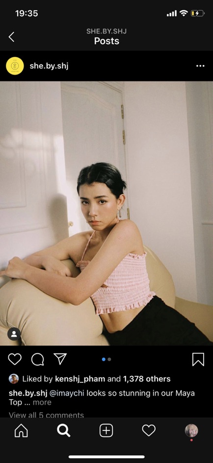 Áo she by shj trendy siêu xinh, iu từ cái nhìn đầu tiên mặc được 2 kiểu ạ