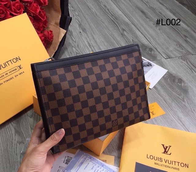 Túi cầm tay lv, túi kẹp nách, tad nam