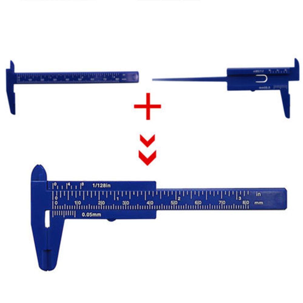 Thước Đo Khoảng Cách 0~80mm Chất Liệu Nhựa Dùng Cho Thợ Kim Hoàn Mini