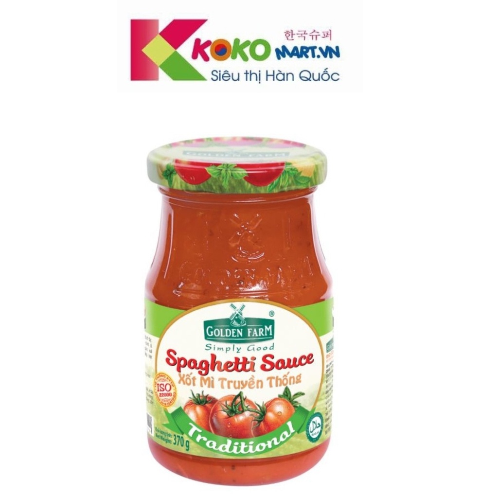Xốt Spaghetti truyền thống Golden Farm 370g