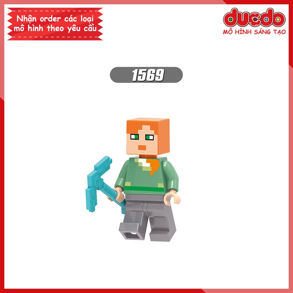 Minifigures các nhân vật Minecraft - Đồ chơi Lắp ghép Xếp hình Mini Mô hình XINH X0295
