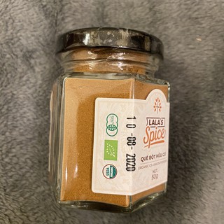 [LALA'S SPICE] BỘT QUẾ HỮU CƠ (50g) - Organic Cinnamon Powder