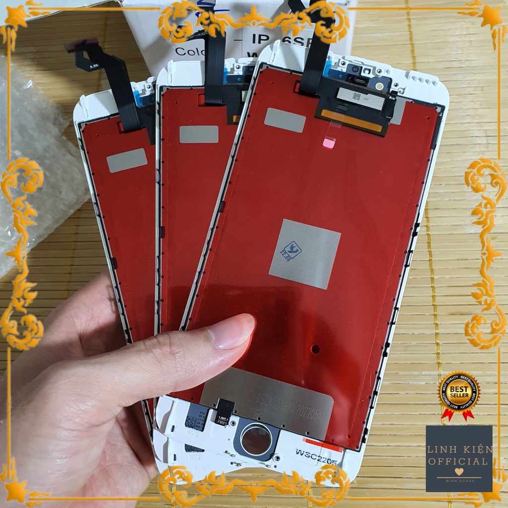 Màn iphone 6s plus zin new màu đen trắng