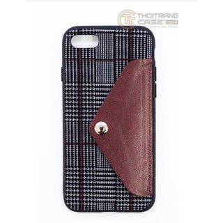 Ốp Lưng Iphone 7/8 giả ví có khe nhét card