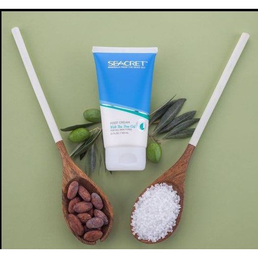 KEM DƯỠNG DA CHÂN SEACRET FOOT CREAM WITH TEA TREE OIL