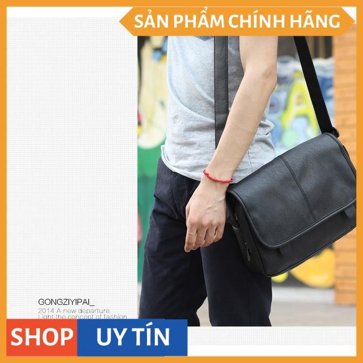 Túi Đeo Chéo Da Cao Cấp HARAS-HR054(ĐEN)