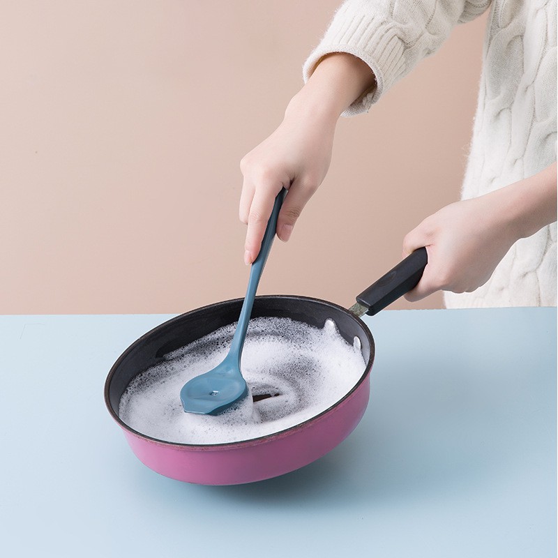 SUPO DEPOT - Cọ rửa T tay cầm dài có lỗ treo lên được dành cho nhà bếp phòng tắm