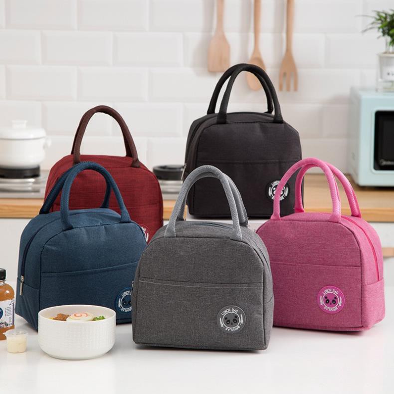 Túi Giữ Nhiệt Đựng Hộp Cơm - Túi Đựng Đồ, Thức Ăn, Bình Nước LUNCH BAG