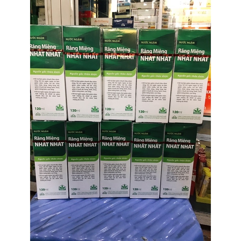 Nước ngậm răng  miệng nhấtnhất 120ml