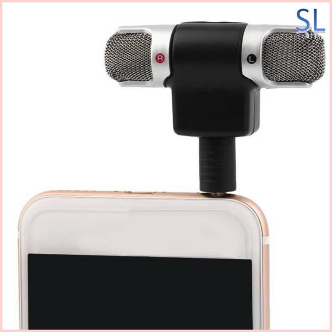 Portable 3.5mm Mini Stereo Microphone for MP3/MP4/Mobile Phone/Tablet
