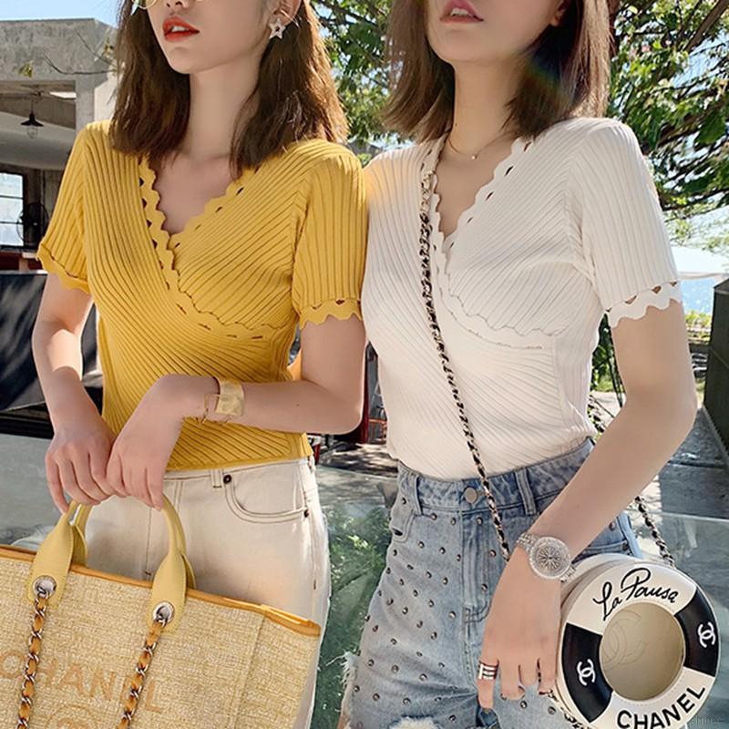 Áo thun tay ngắn thời trang Hàn Quốc