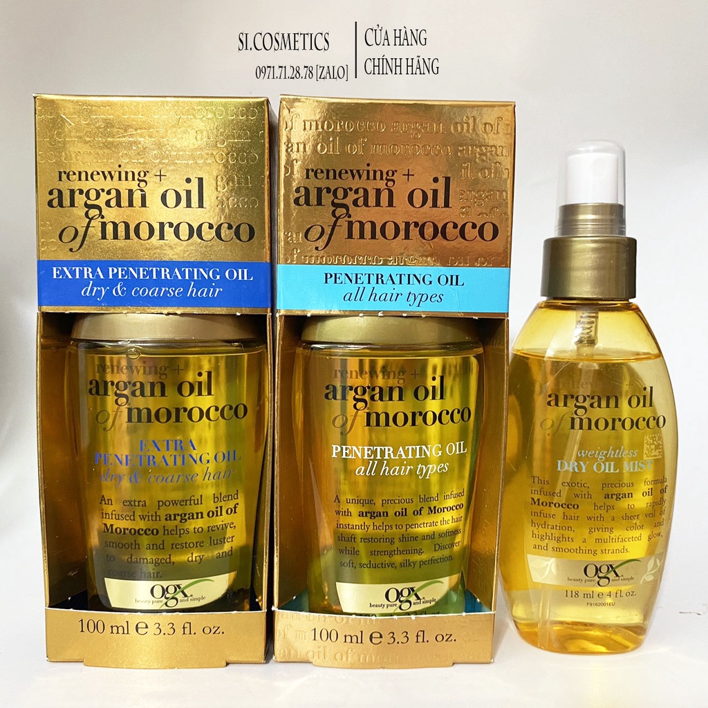 Dầu dưỡng tóc OGX Argan Oil Of Morocco