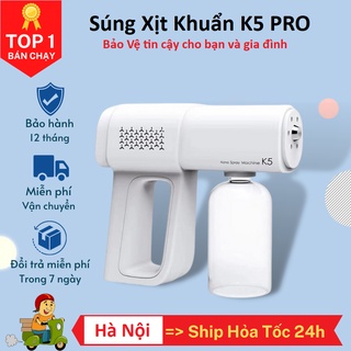 Máy Phun Xịt Khử khuẩn Sát Trùng Nano Cầm Tay K5 Pro - Xịt Diệt Khuẩn Xịt Khử Khuẩn - Dụng Cụ Phun Cồn Sát Khuẩn