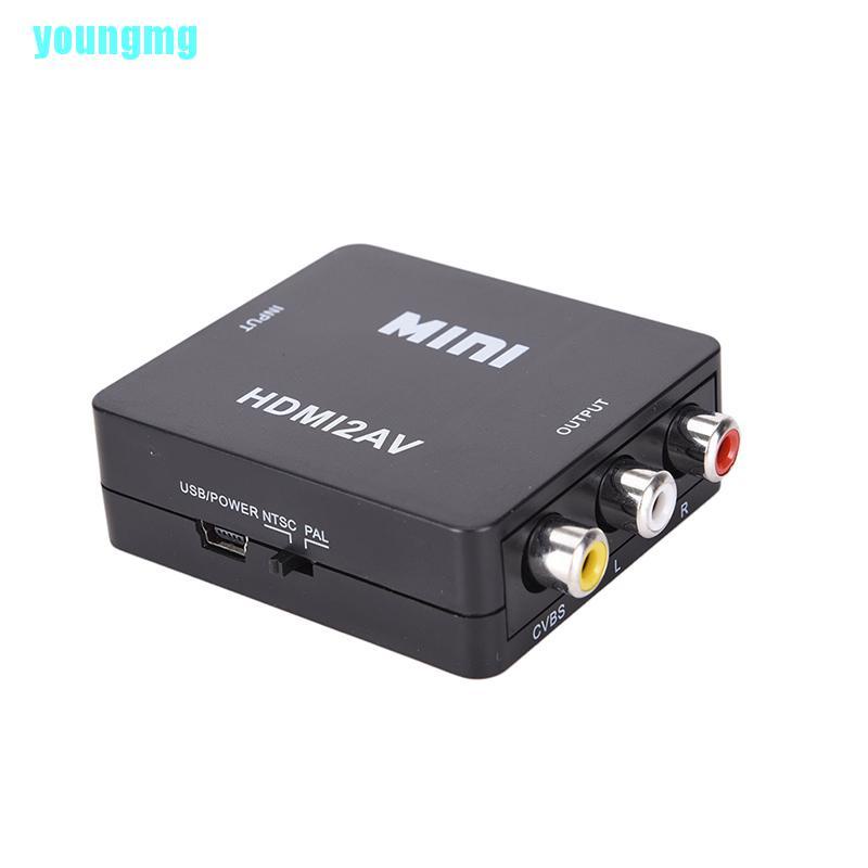 Bộ Chuyển Đổi Hdmi Sang Rca Av / Cvbs Hd 1080p Mini Hdmi2Av Video | BigBuy360 - bigbuy360.vn