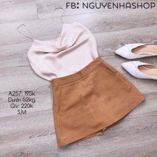 Áo Dây lụa cổ đổ