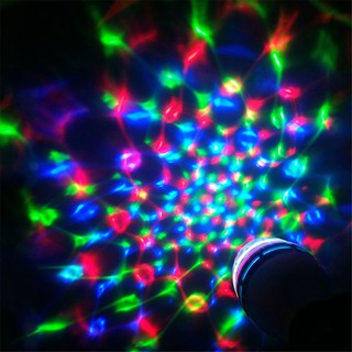 Đèn LED xoay vũ trường 7 màu sân khấu chuôi vặn E27 - Đức Hiếu Shop