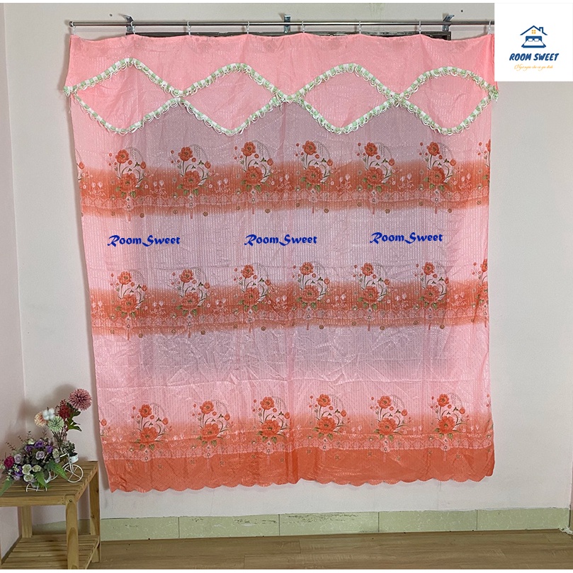 RIDO NGĂN PHÒNG GẤM SAO CÓ MÓC TREO SẴN MÀN CỬA SỔ , CHỐNG NẮNG, TRANG TRÍ NHÀ CỬA DỄ LẮP ĐẶT