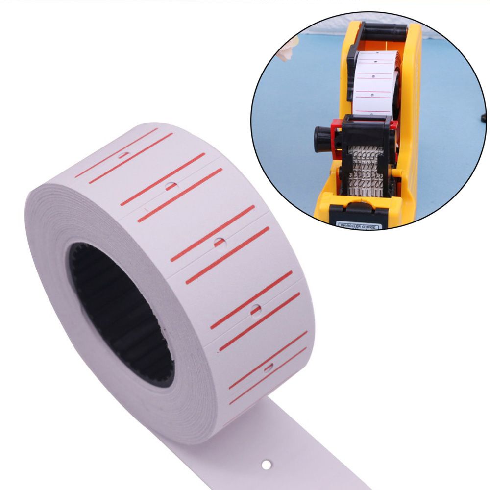 Set 1 Cuộn 500 Nhãn Dán Ghi Chú Siêu Thị Tiện Lợi