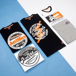 Áo thun nam Just Men cổ tròn graphic cá tính