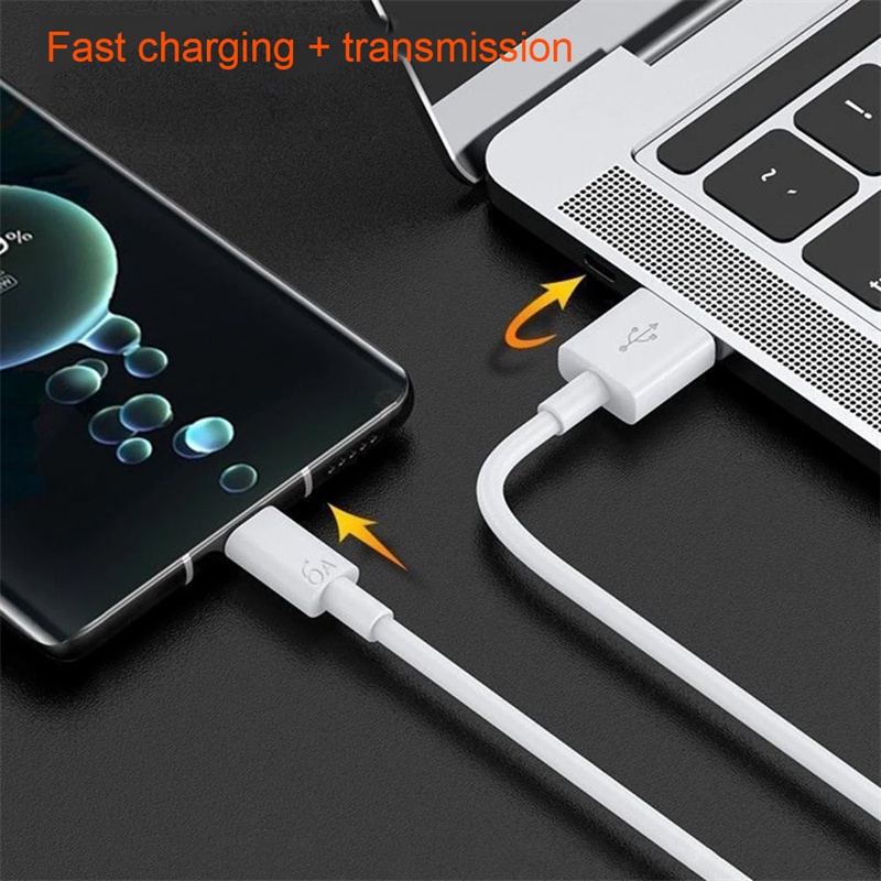 Cáp sạc siêu nhanh 66W 65W 6A Dây dữ liệu sạc nhanh loại C cho Poco M3 X3 NFC F2 Mi 11 9