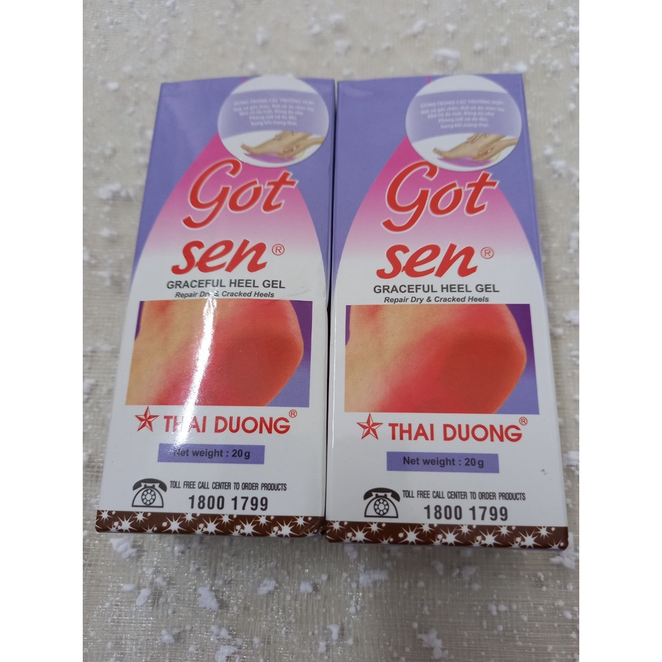 Gót Sen Thái Dương. Kem bôi chống nứt nẻ, khô rát gót chân hiệu quả. Mẫu mới