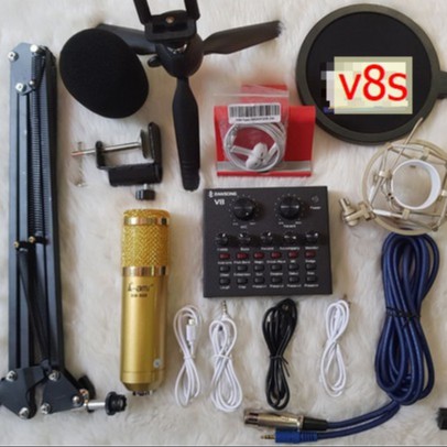Combo Micro AMI BM800 + Sound Card V8 – Thu âm hát live stream, karaoke giá rẻ có hàng  3/3