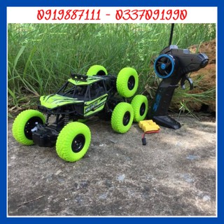 Ô tô điều khiển từ xa, xe điều khiển, ô tô điểu khiển dùng pin sạc, 2 cầu 6 bánh No.2077