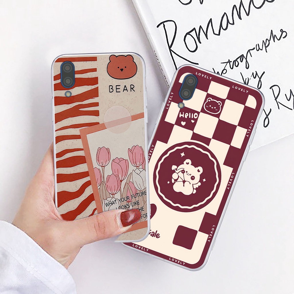 Ốp Vsmart Star gấu Bear rick caro vuông thời trang siêu đẹp