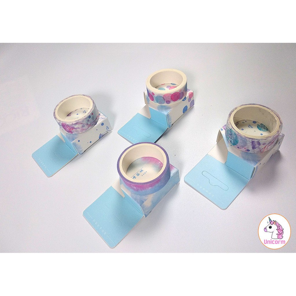 Washi tape - Băng Dính Trang Trí nhiều họa tiết siêu xinh ( ảnh tự chụp )