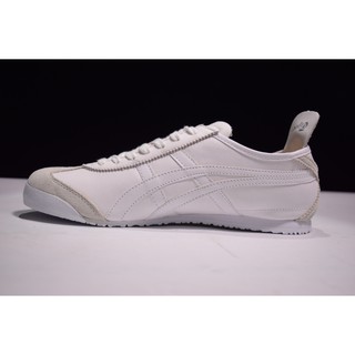 Giày Thể Thao Canvas Asics 66 Màu Xám Trắng 100%