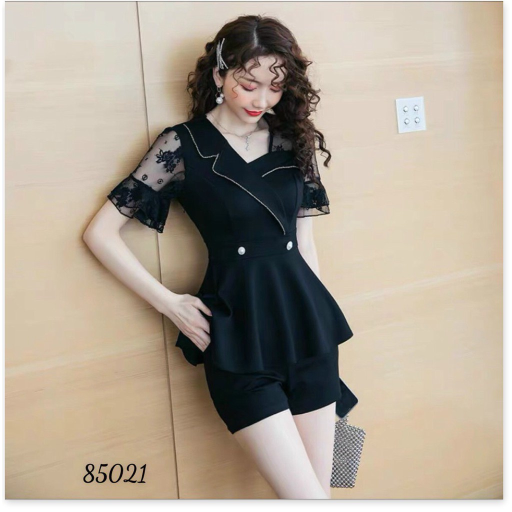 SET VÁY UMI ĐEN PHỐI LƯỚI KIM TUYẾN SANG TRỌNG KHÁNH AN STORE