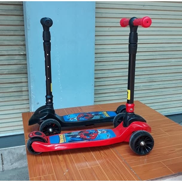 Xe trượt Scooter Bánh to hàng Cao cấp (có giảm xóc + phanh chân + điều chỉnh cao thấp)