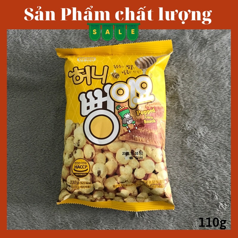 Bắp rang Hàn Quốc thơm ngon vị mật ong 110g/gói [ DATE 2025 ]
