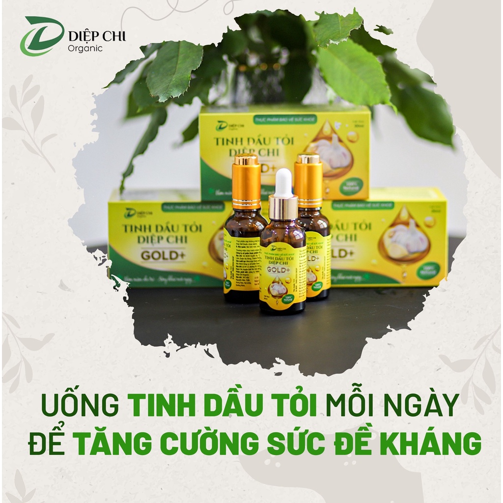 Tinh Dầu Tỏi Diệp Chi Gold (+) Nguồn Kháng Sinh Tự Nhiên Cho Bé và Gia Đình
